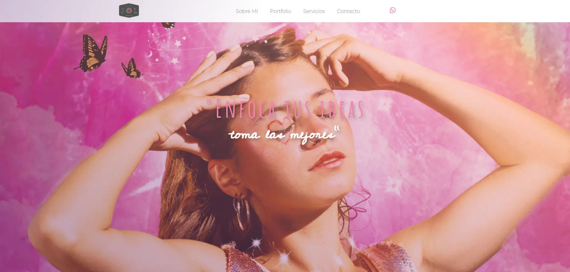 Página web JL Fotografía, creada por el equipo de Ergittek